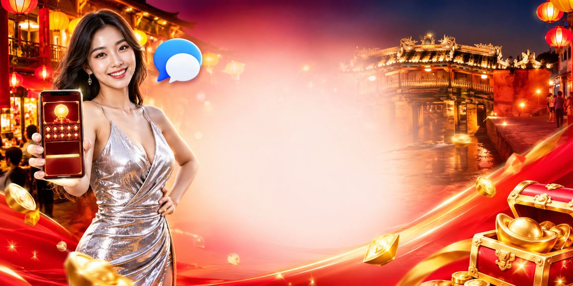 Người chơi trải nghiệm Casino trên điện thoại tại phố cổ Hội An